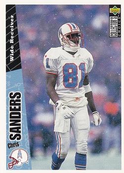 Chris Sanders Houston Oilers 1996 Upper Deck Collector's Choice NFL #90